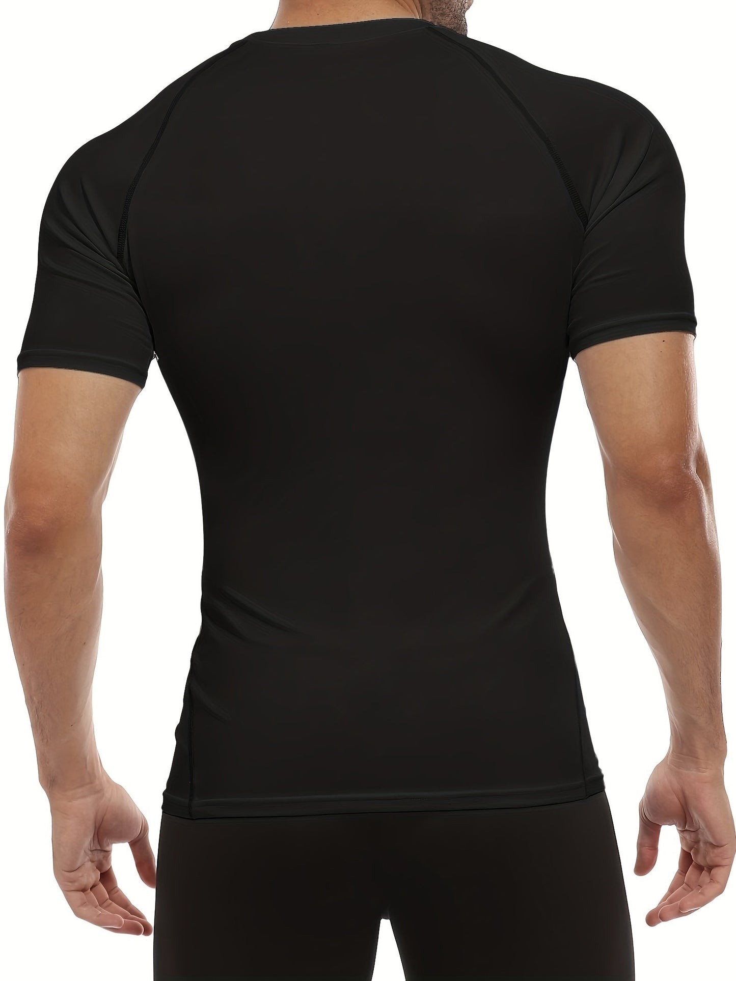 Ensemble de t-shirts de compression pour hommes, idéal pour les sports de plein air