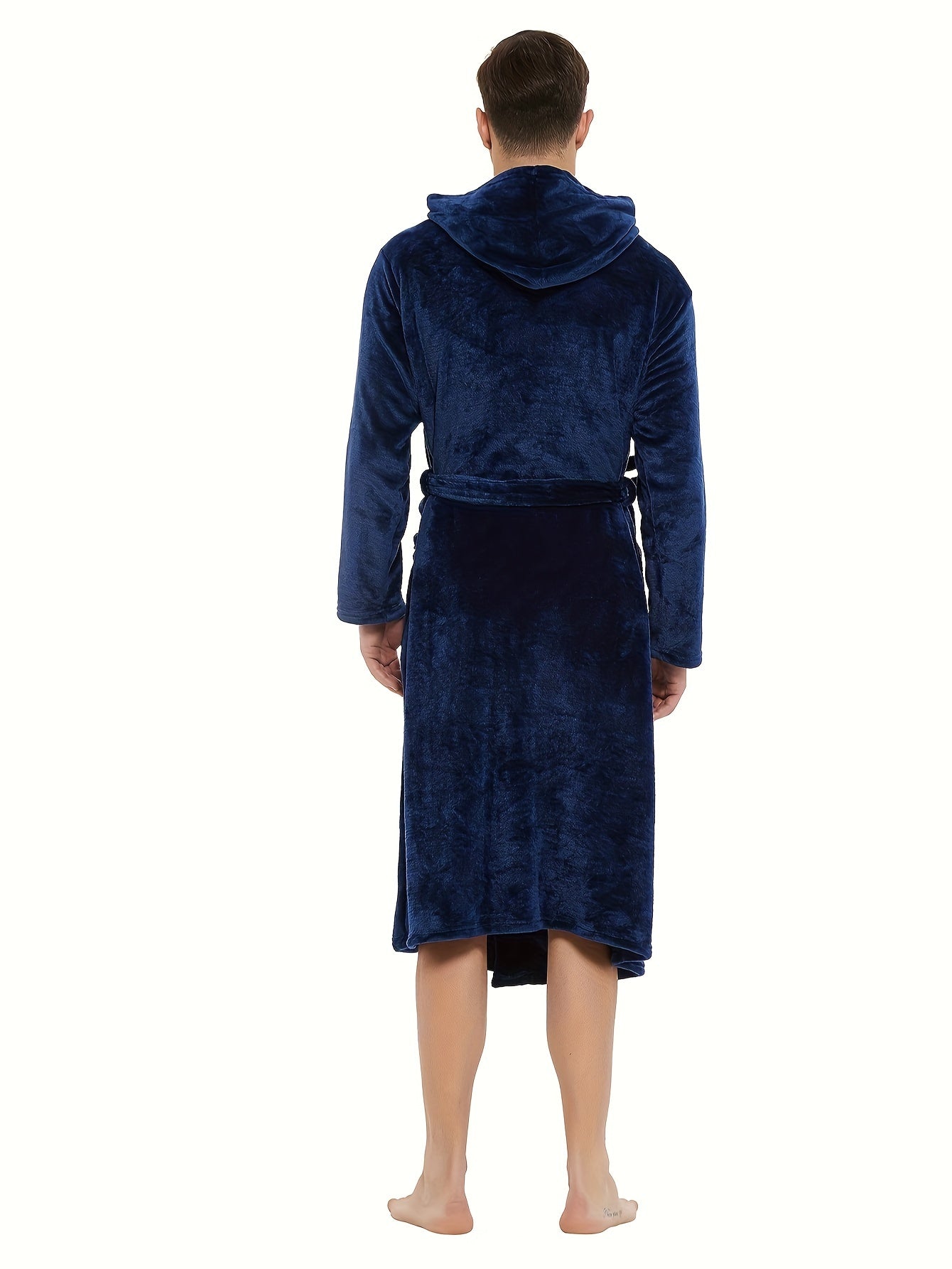Peignoir à capuche confortable pour homme, tendance, chaud et confortable