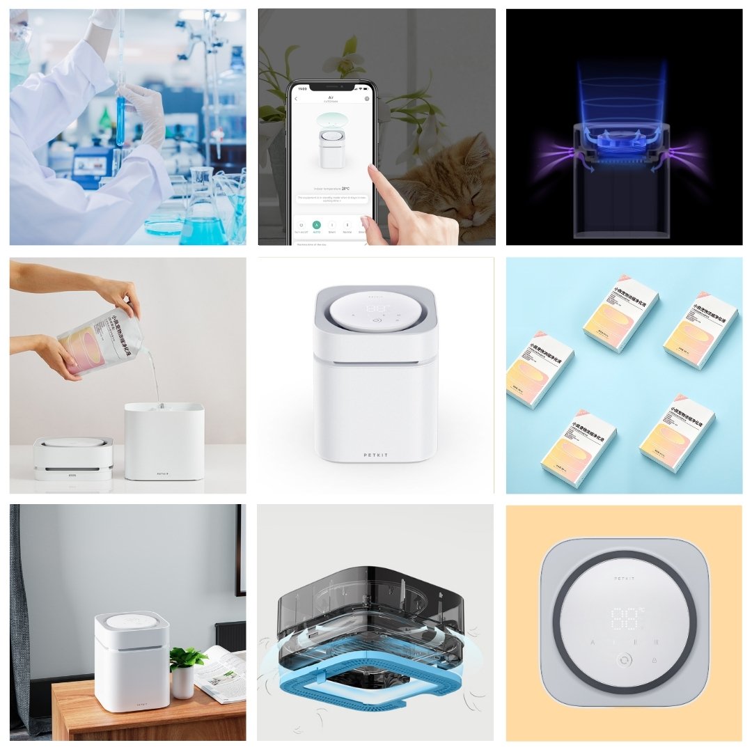 Éliminateur d'odeurs intelligent Instachew PETKIT Air Magicube