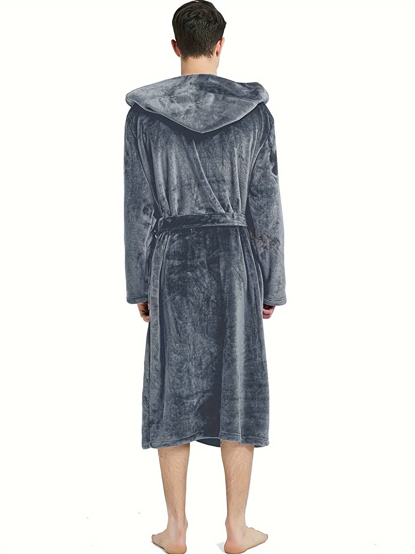 Peignoir à capuche confortable pour homme, tendance, chaud et confortable