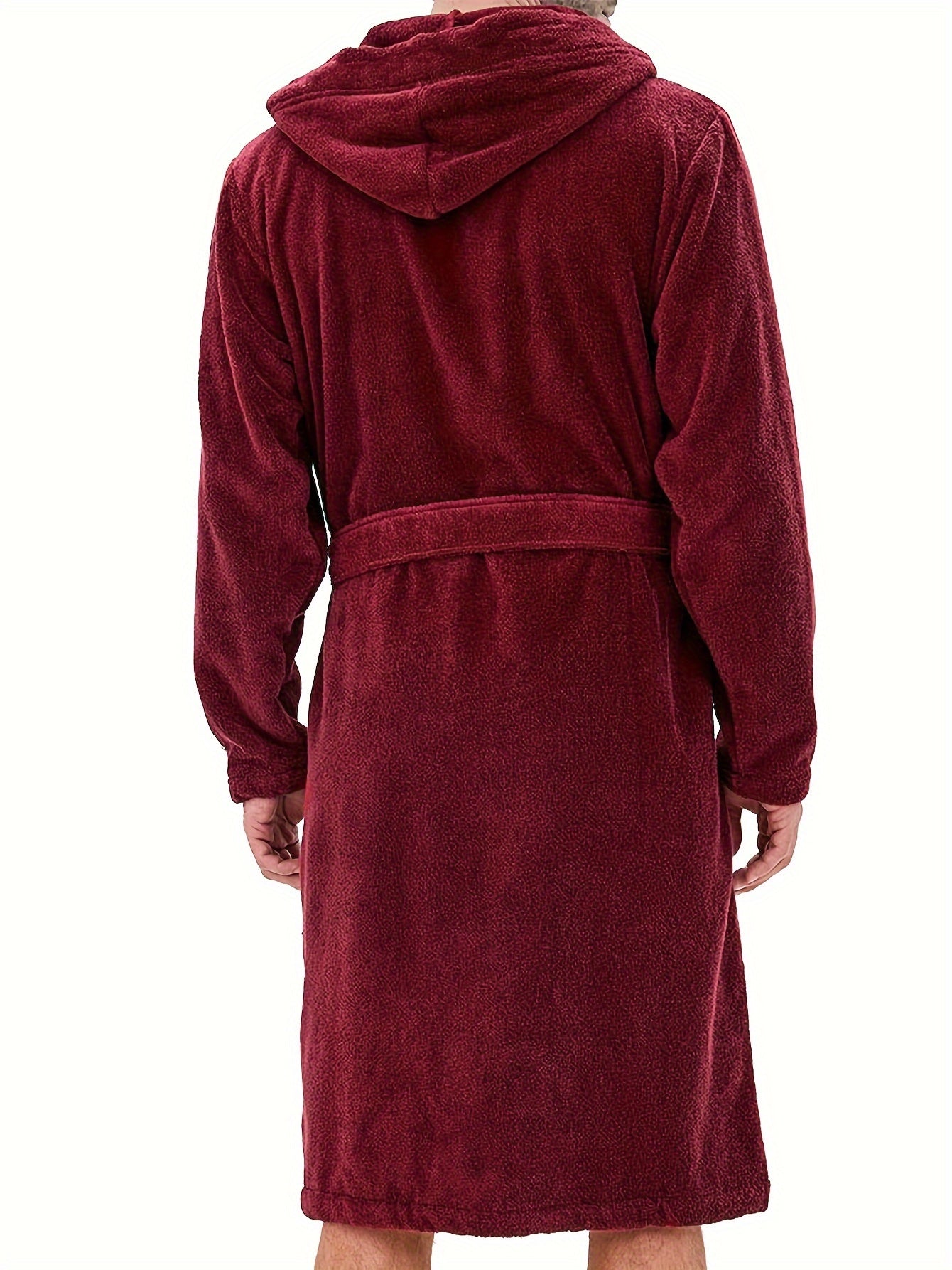 Peignoir à capuche confortable pour homme, tendance, chaud et confortable
