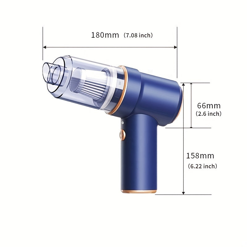 Aspirateur de voiture sans fil avec fonction souffleur | Aspirateur 2-en-1 pour nettoyage intérieur auto | Mini aspirateur rechargeable pour voiture | Aspirateur portable pour saletés et poussières | Souffleur et aspirateur compact pour voiture | Nettoyeur auto sans fil puissant et léger | Aspirateur de voiture avec embouts multiples | Outil de nettoyage voiture sans câble encombrant | Appareil multifonction pour entretien véhicule | Aspirateur voiture rapide et efficace pour petits espaces