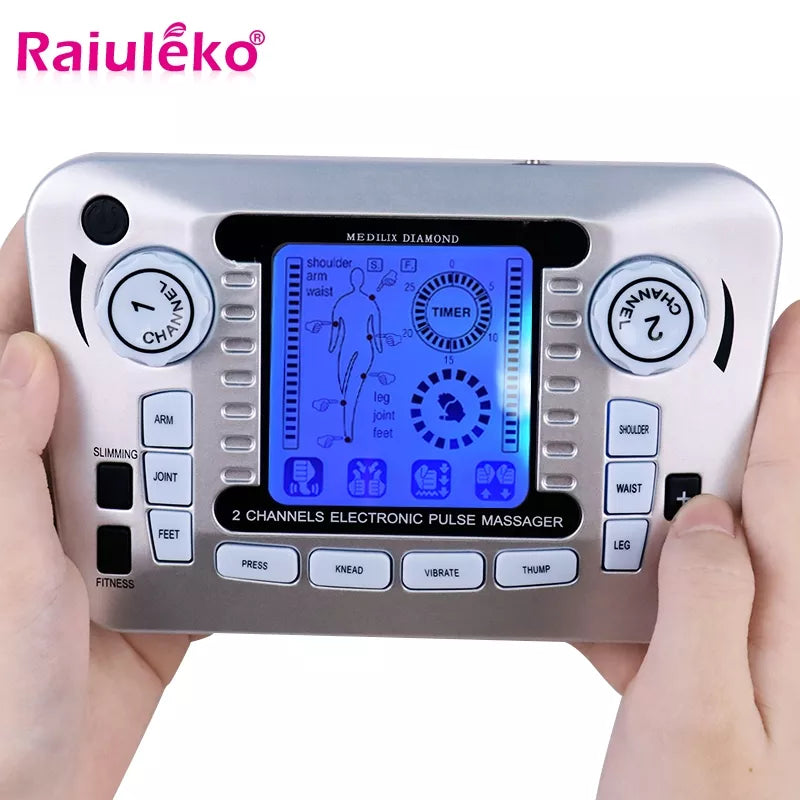 Appareil de massage corporel électronique | Appareil de massage à impulsions électriques | Dispositif de massage musculaire portable | Stimulateur musculaire à 20 niveaux | Massage électrique pour soulagement des douleurs | Appareil TENS pour le dos et les épaules | Machine de massage multifonction | Appareil de massage pour jambes et bras | Électrostimulateur compact pour relaxation | Appareil de massage personnel à impulsions