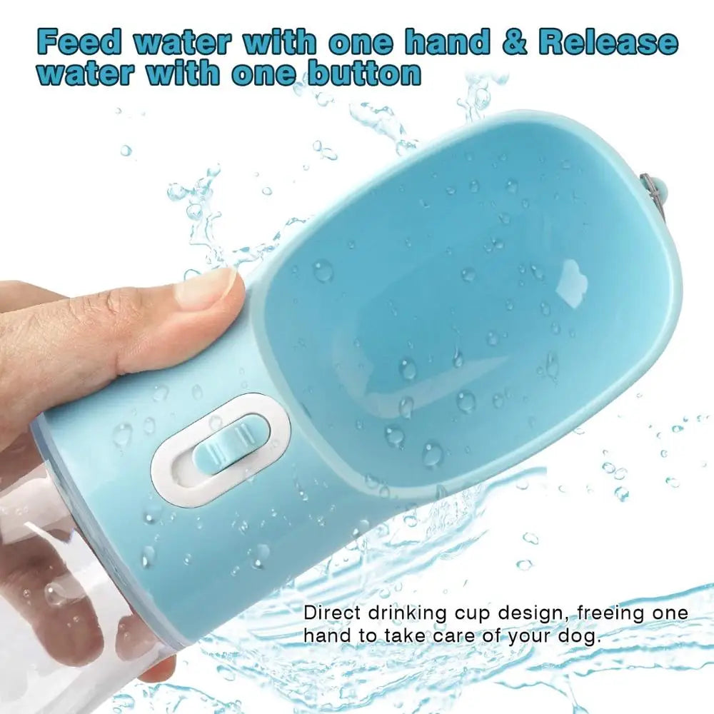 Bouteille d'eau portable pour chien et chat