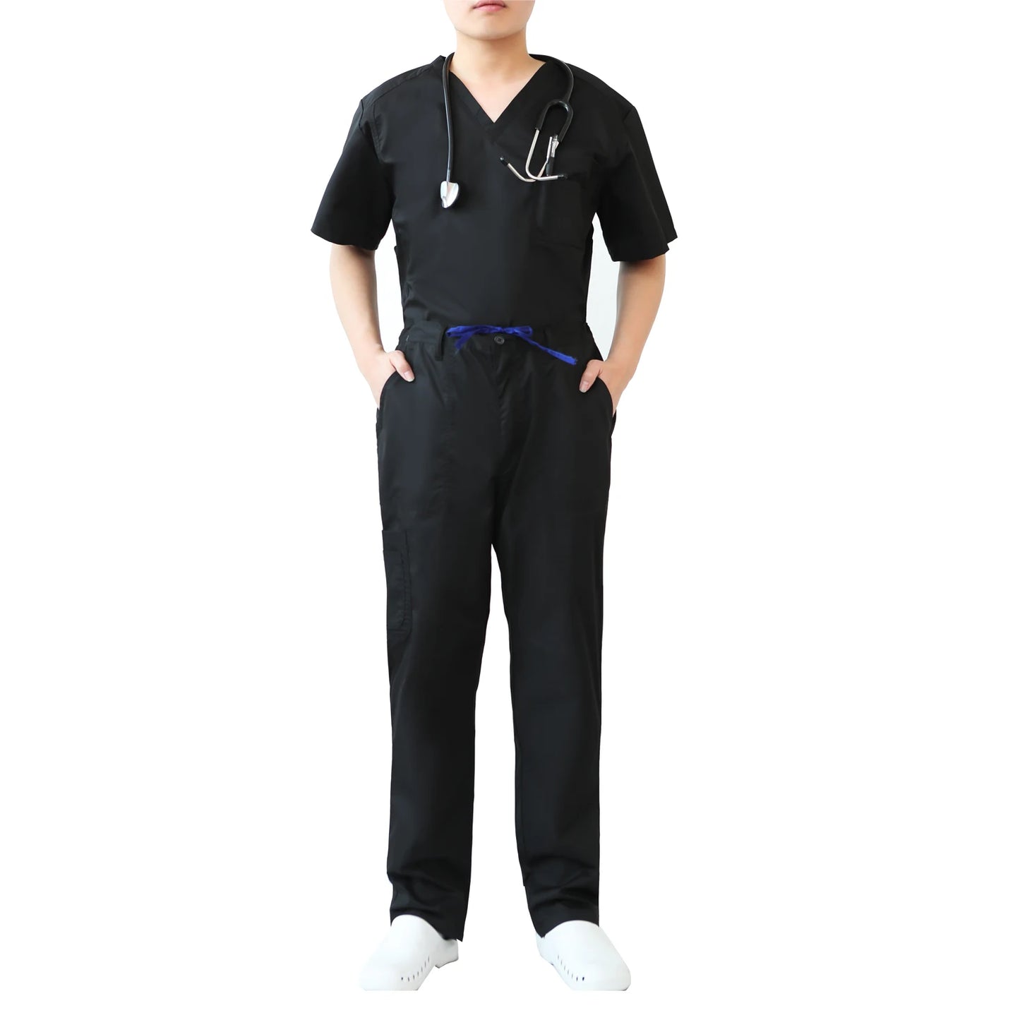 Uniformes médicaux extensibles 2021 pour hommes, tenues de travail, joggings, uniformes d'infirmière