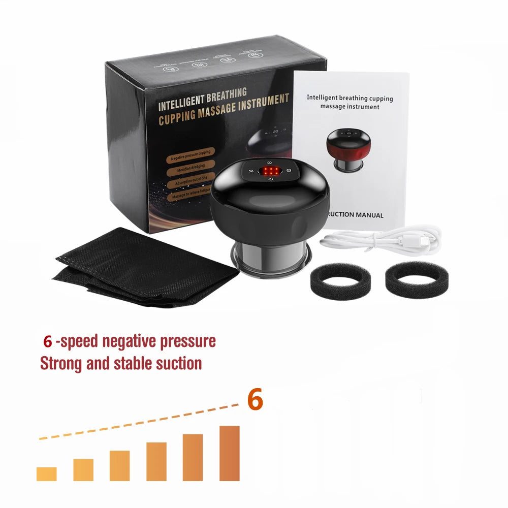 Vacuum Massage Cupping Cups, Heated, Electric Cupping Therapy
