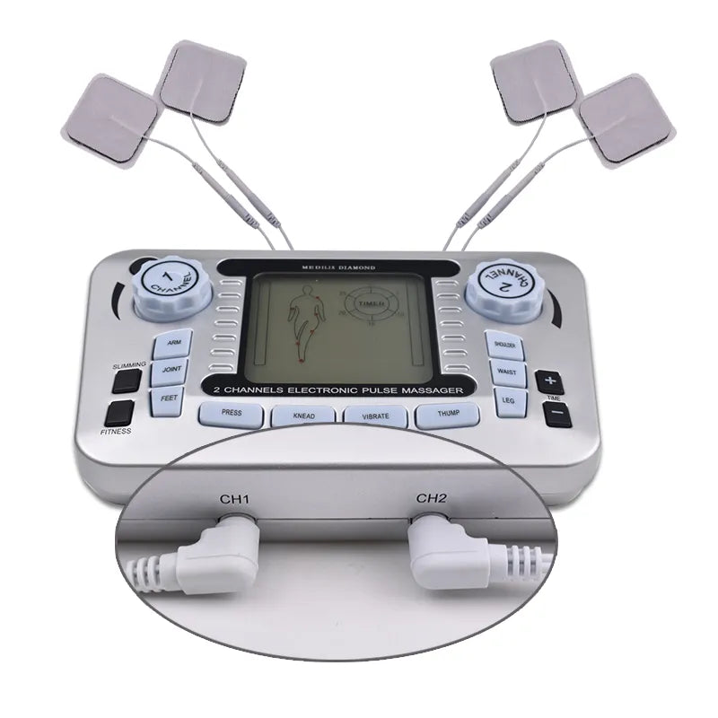 Appareil de massage corporel électronique | Appareil de massage à impulsions électriques | Dispositif de massage musculaire portable | Stimulateur musculaire à 20 niveaux | Massage électrique pour soulagement des douleurs | Appareil TENS pour le dos et les épaules | Machine de massage multifonction | Appareil de massage pour jambes et bras | Électrostimulateur compact pour relaxation | Appareil de massage personnel à impulsions