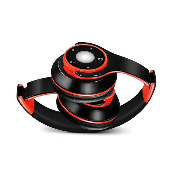 Casque audio Bluetooth sans fil, écouteurs avec carte SD et micro, autonomie de 20 heures