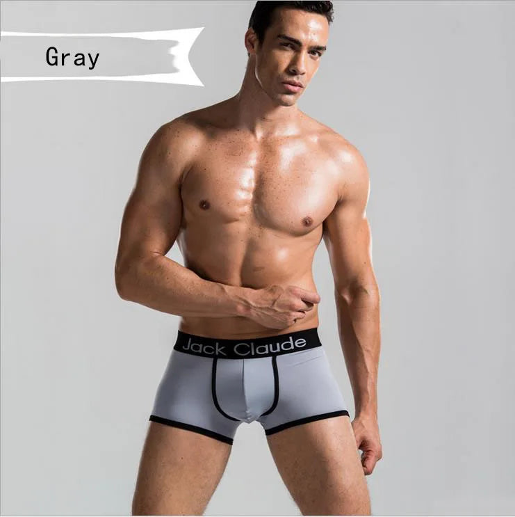 Lot de 10 boxers pour homme, sous-vêtements sexy et doux, confortables