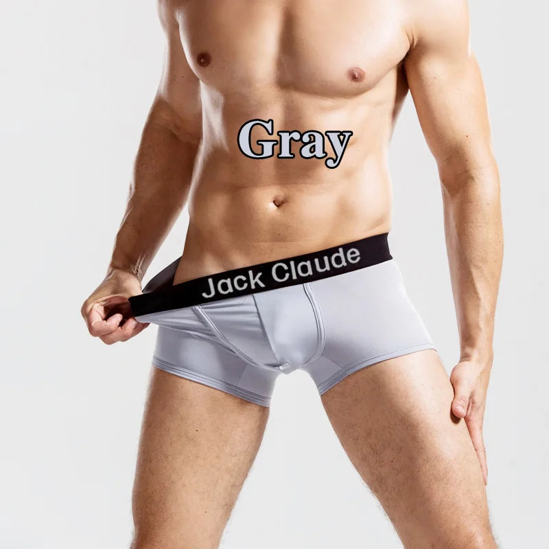Lot de 10 boxers pour homme, sous-vêtements sexy et doux, confortables