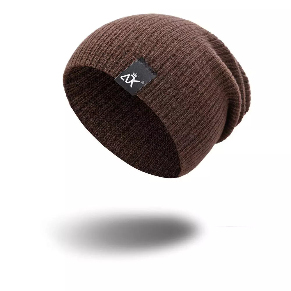 Bonnet tricoté chaud unisexe | Bonnet Skullies décontracté | Bonnet ample au crochet | Bonnet hiver femme et homme | Bonnet tricoté style urbain