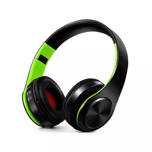 Casque Bluetooth stéréo pliable avec microphone et lecteur MP3