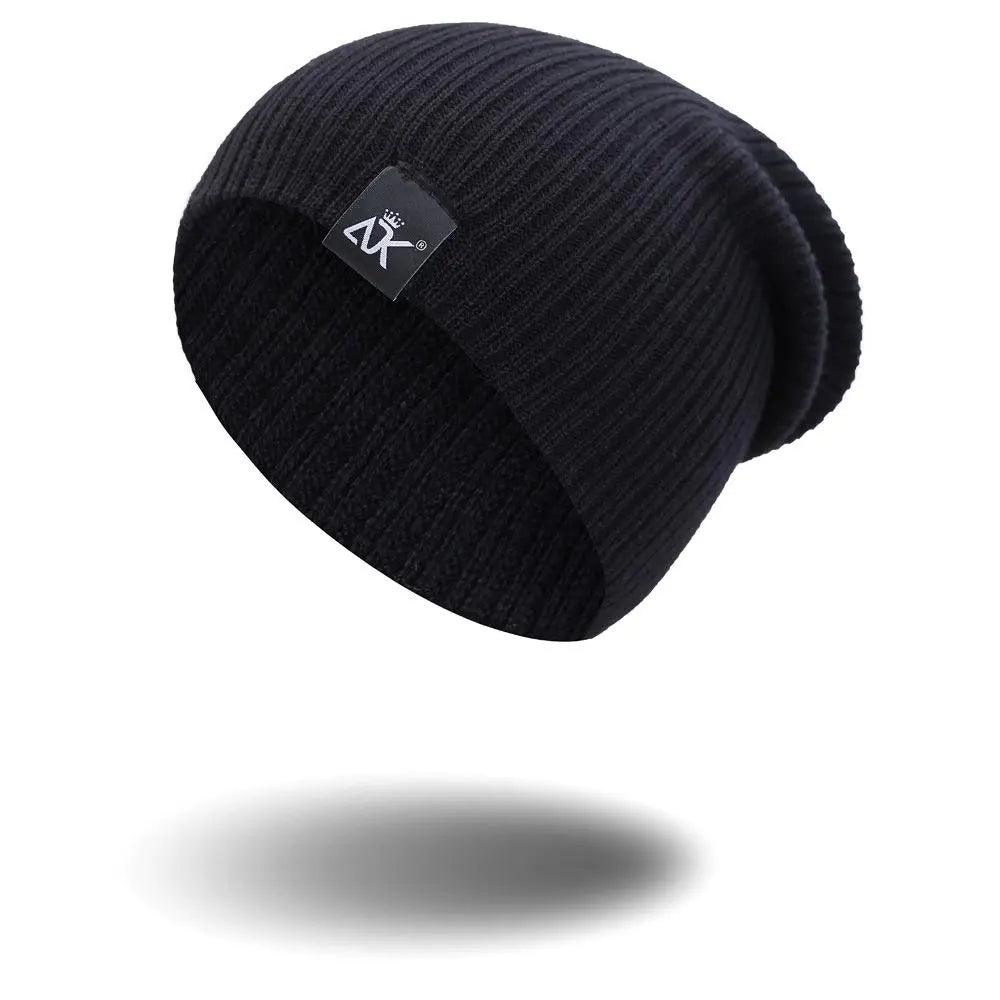 Bonnet tricoté chaud unisexe | Bonnet Skullies décontracté | Bonnet ample au crochet | Bonnet hiver femme et homme | Bonnet tricoté style urbain
