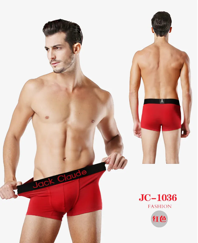 Lot de 10 boxers pour homme, sous-vêtements sexy et doux, confortables