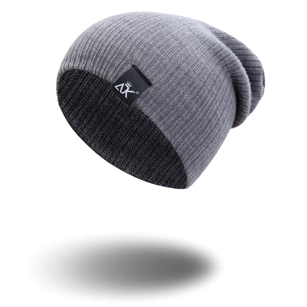 Bonnet tricoté chaud unisexe | Bonnet Skullies décontracté | Bonnet ample au crochet | Bonnet hiver femme et homme | Bonnet tricoté style urbain