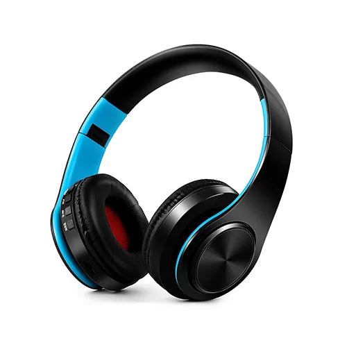 Casque Bluetooth stéréo pliable avec microphone et lecteur MP3