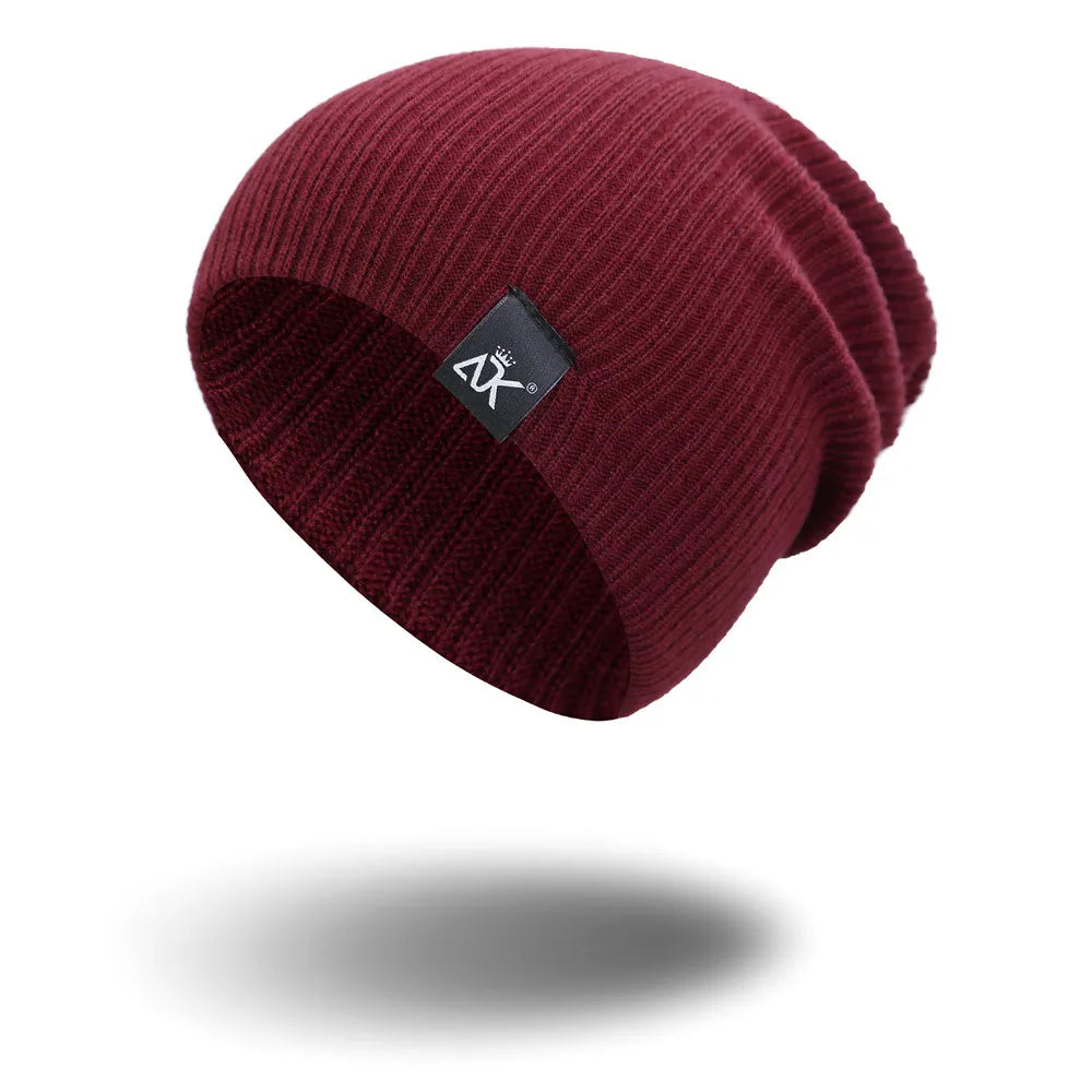 Bonnet tricoté chaud unisexe | Bonnet Skullies décontracté | Bonnet ample au crochet | Bonnet hiver femme et homme | Bonnet tricoté style urbain