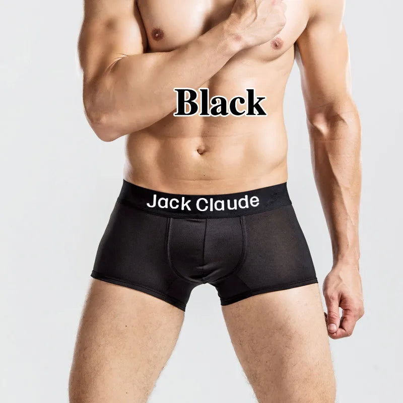 Lot de 10 boxers pour homme, sous-vêtements sexy et doux, confortables