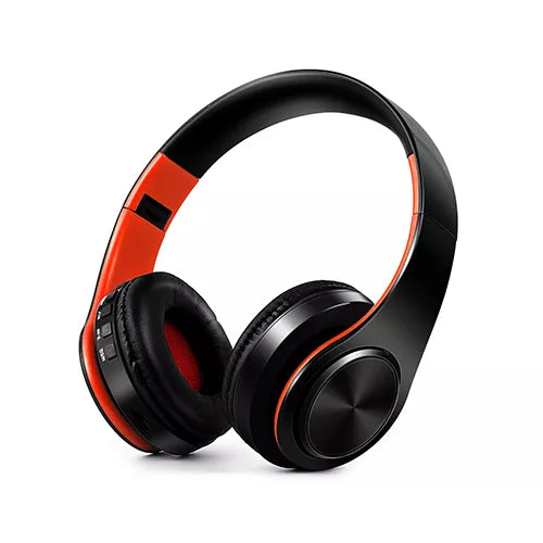 Casque Bluetooth stéréo pliable avec microphone et lecteur MP3