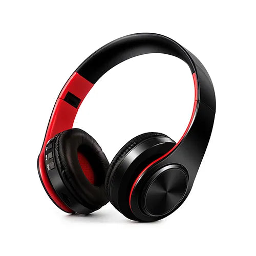 Casque Bluetooth stéréo pliable avec microphone et lecteur MP3