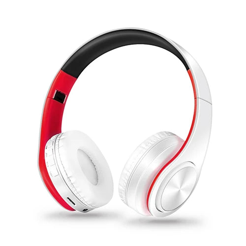 Casque Bluetooth stéréo pliable avec microphone et lecteur MP3