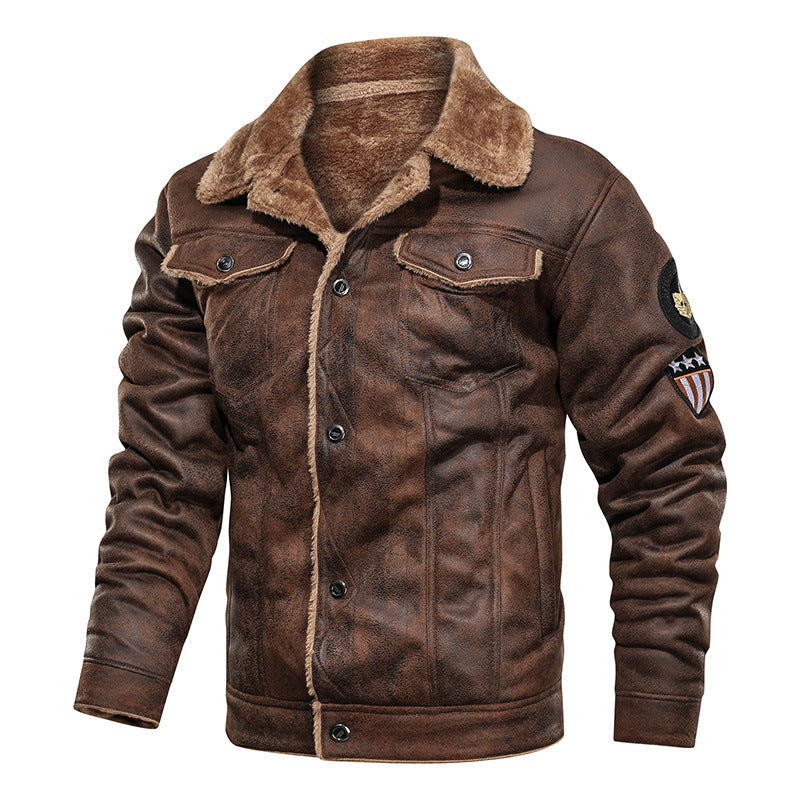 Manteau homme en cuir avec doublure en fourrure | Manteau d'hiver chaud pour homme en velours | Manteau en cuir pour temps froid | Veste hiver homme avec doublure douce | Manteau en cuir chaud et élégant pour homme | Blouson d'hiver homme avec fourrure | Vêtement hiver pour homme en cuir | Manteau en cuir doublé pour protection contre le froid | Manteau homme hiver élégant | Manteau en cuir avec doublure en fourrure pour confort maximal