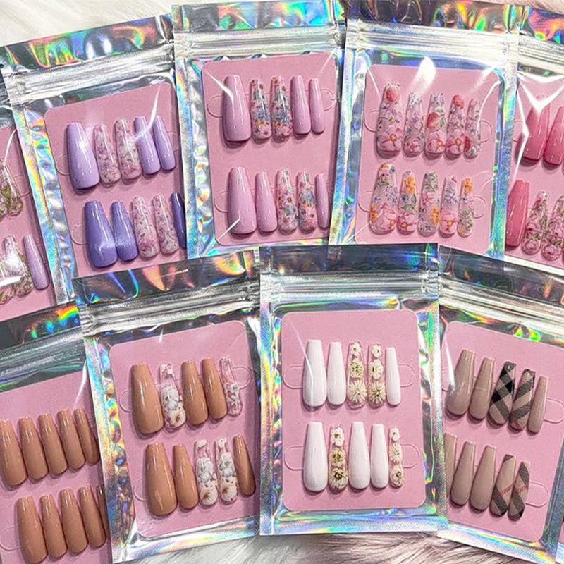Faux-ongles à pression tendance 2021 | Manucure rapide avec faux-ongles | Faux-ongles press-on modernes | Faux-ongles sans colle | Faux-ongles à pression pour ongles parfaits | Ongles press-on faciles à appliquer | Faux-ongles durables et résistants | Nouveau design de faux-ongles 2021 | Faux-ongles à pression pour un look élégant | Faux-ongles press-on de qualité supérieure