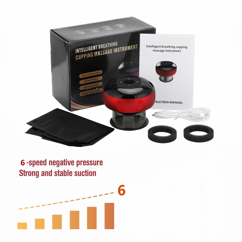 Vacuum Massage Cupping Cups, Heated, Electric Cupping Therapy