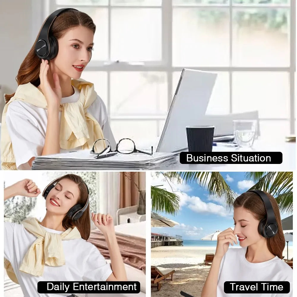 Écouteurs Bluetooth HiFi avec micro | Écouteurs stéréo sans fil avec carte SD | Casque audio Bluetooth avec son haute qualité | Écouteurs HiFi sans fil avec lecteur MP3 | Écouteurs Bluetooth avec micro intégré | Écouteurs ergonomiques avec son stéréo | Casque sans fil pour appels et musique | Écouteurs avec prise en charge carte SD | Casque Bluetooth longue autonomie | Écouteurs stéréo confortables pour usage quotidien