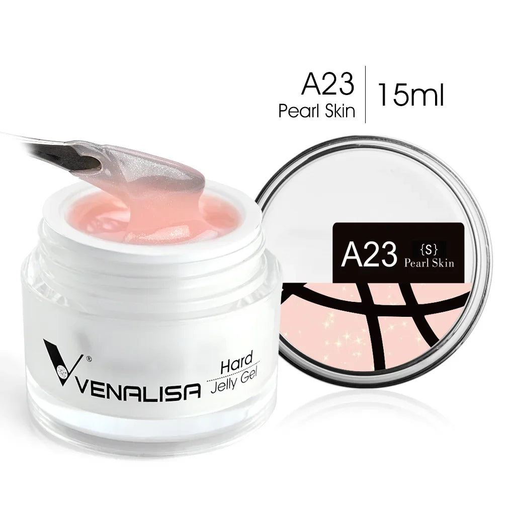 Gel pour ongles Venalisa 15 ml UV LED Nail Builder Construction Extend Semi Transparent