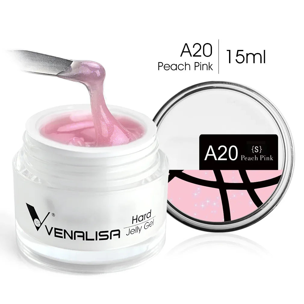 Gel pour ongles Venalisa 15 ml UV LED Nail Builder Construction Extend Semi Transparent