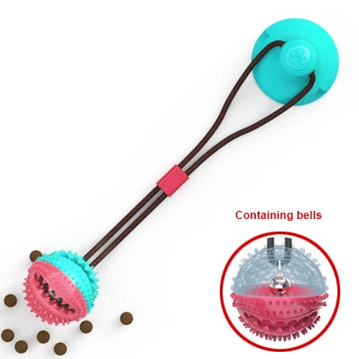 Jouet pour chien en silicone avec ventouse | Balle à mâcher pour chien | Jouet nettoyant dentaire pour chien | Jouet pour chien avec ventouse | Balle de jeu pour chien avec ventouse | Jouet dentaire interactif pour chien | Jouet en silicone résistant pour chien | Jouet de nettoyage dentaire pour chien | Jouet à mâcher pour chien de toutes tailles | Jouet pour chien qui stimule l’hygiène dentaire