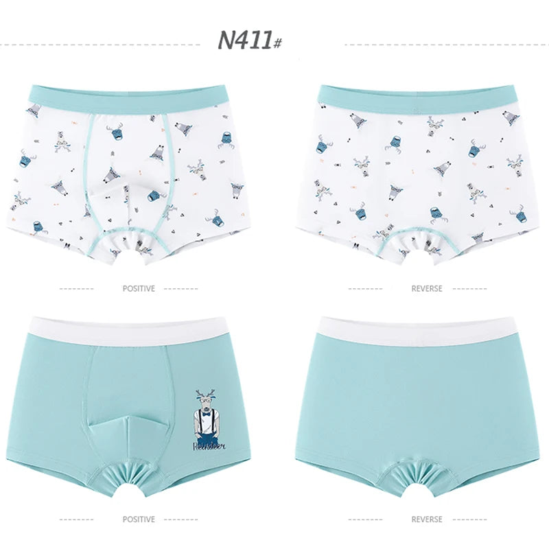 Boxers garçon en coton à motifs | Sous-vêtements enfants confortables | Lot de 4 boxers pour garçons | Boxers garçon avec dessins animés | Caleçons doux pour garçons 4–16 ans | Sous-vêtements respirants pour enfants | Shorts en coton garçon confortables | Lingerie enfant avec taille élastique | Boxers garçon amusants et colorés | Sous-vêtements durables pour usage quotidien