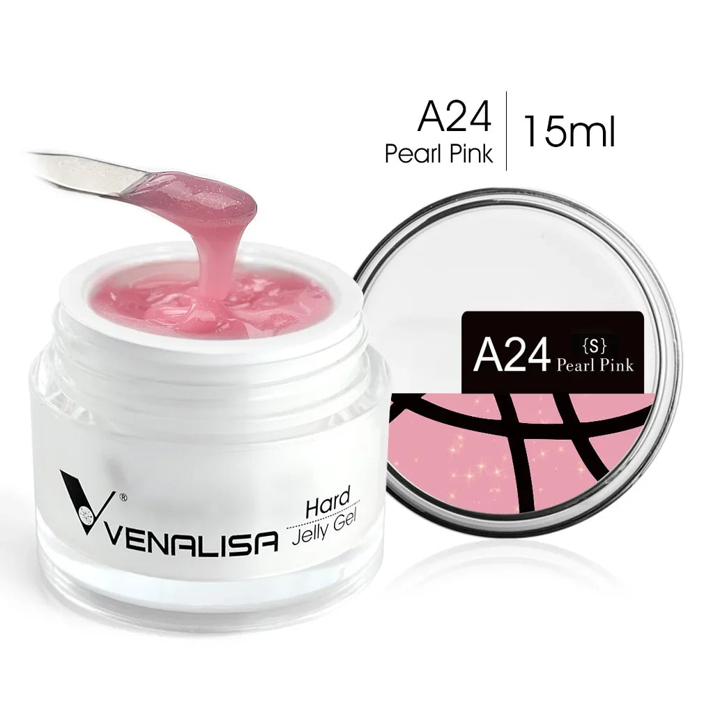 Gel pour ongles Venalisa 15 ml UV LED Nail Builder Construction Extend Semi Transparent
