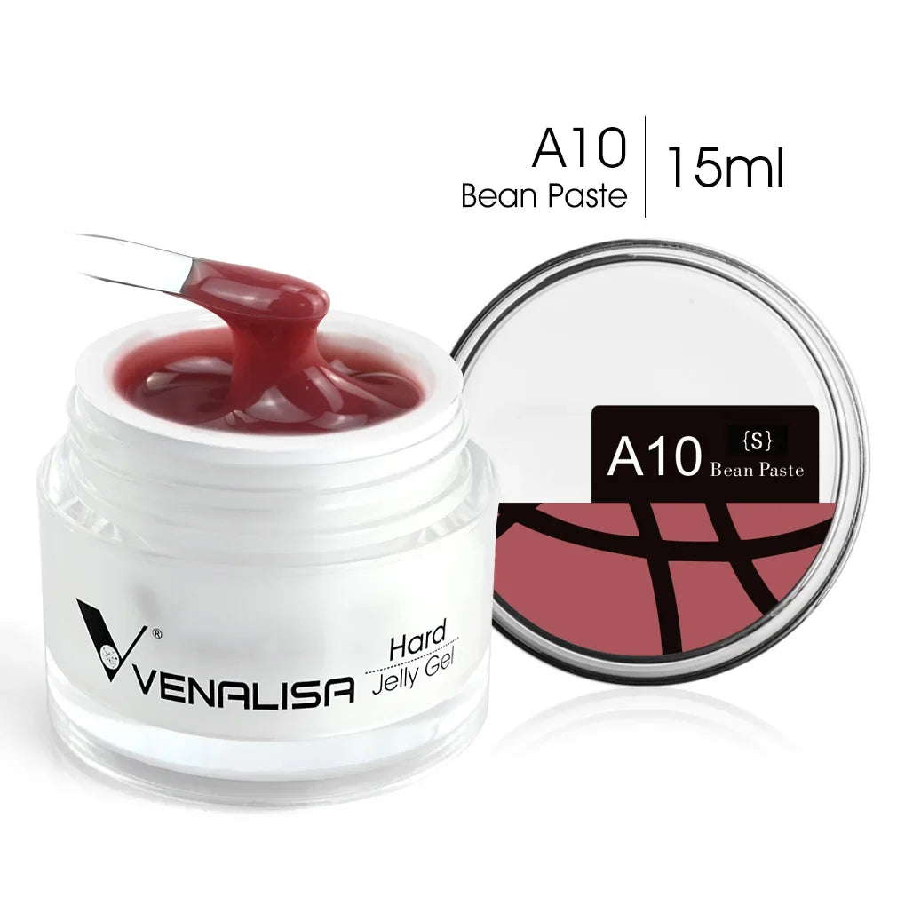 Gel pour ongles Venalisa 15 ml UV LED Nail Builder Construction Extend Semi Transparent