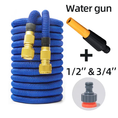 Tuyau d'arrosage extensible haute pression pour lavage de voiture