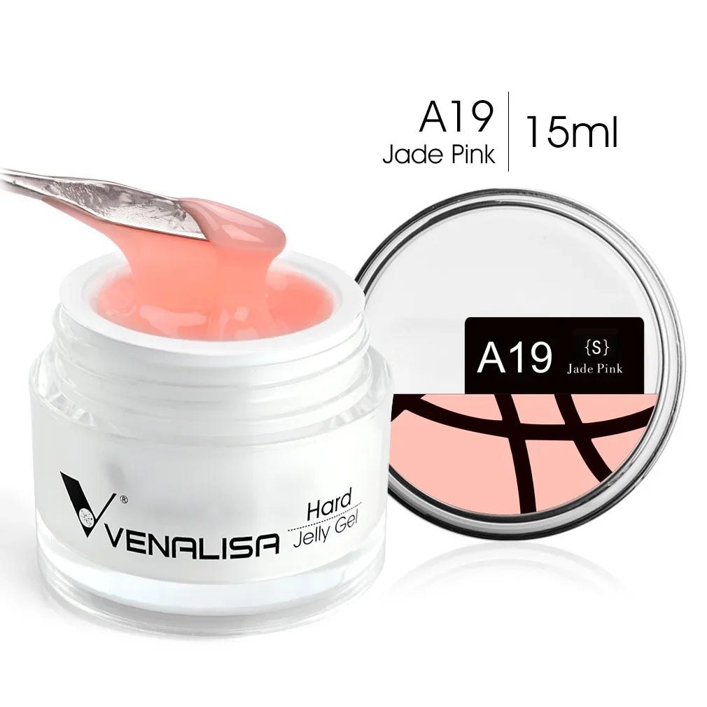 Gel pour ongles Venalisa 15 ml UV LED Nail Builder Construction Extend Semi Transparent