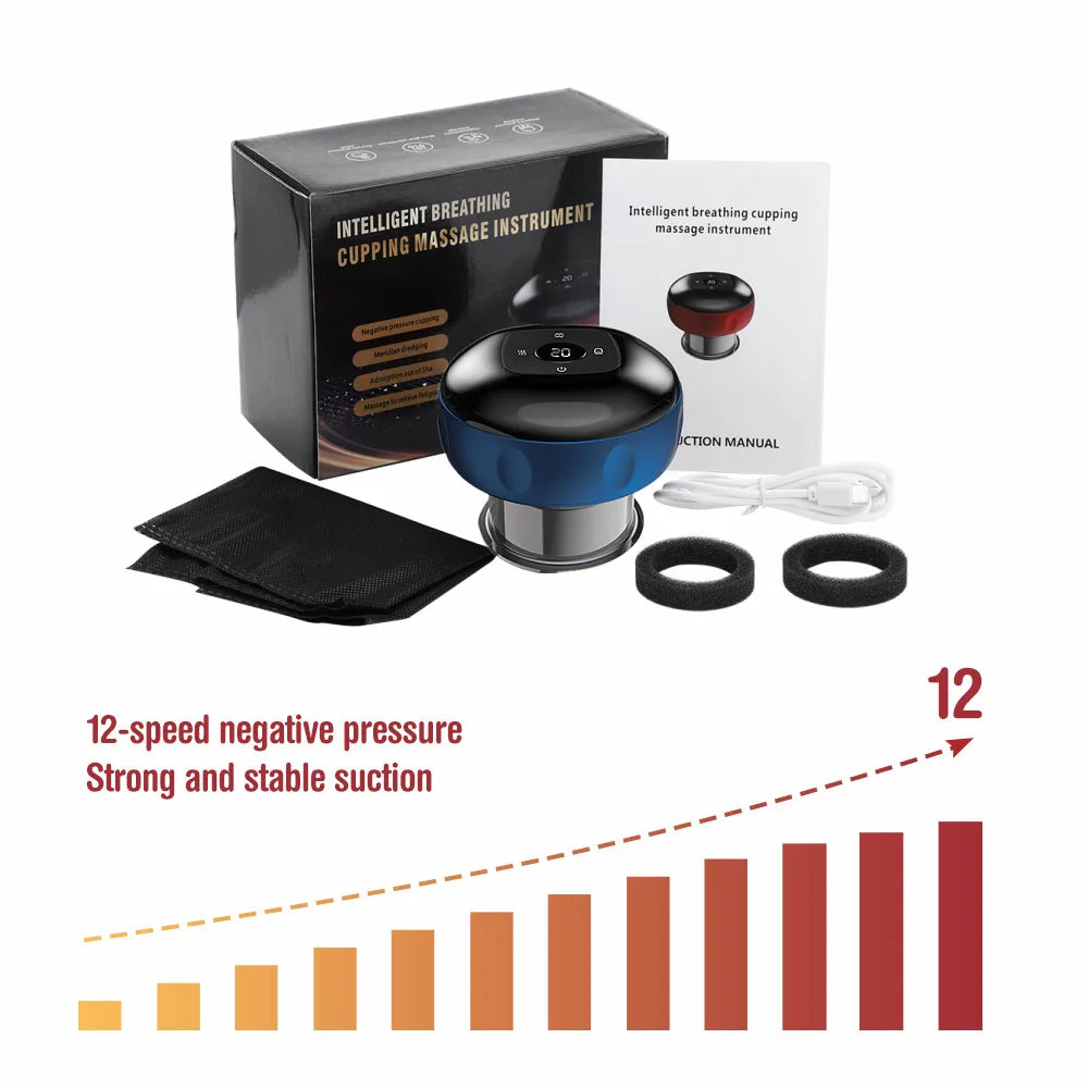 Vacuum Massage Cupping Cups, Heated, Electric Cupping Therapy