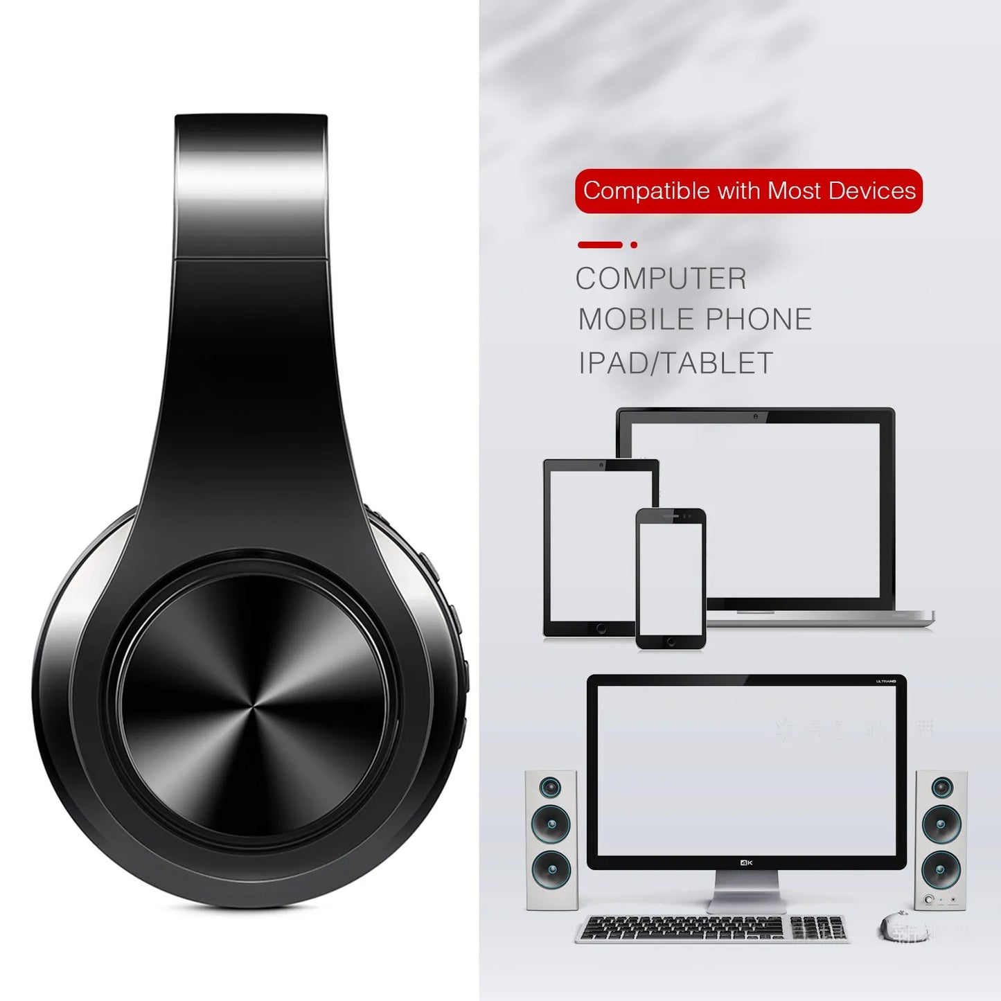 Écouteurs Bluetooth HiFi avec micro | Écouteurs stéréo sans fil avec carte SD | Casque audio Bluetooth avec son haute qualité | Écouteurs HiFi sans fil avec lecteur MP3 | Écouteurs Bluetooth avec micro intégré | Écouteurs ergonomiques avec son stéréo | Casque sans fil pour appels et musique | Écouteurs avec prise en charge carte SD | Casque Bluetooth longue autonomie | Écouteurs stéréo confortables pour usage quotidien