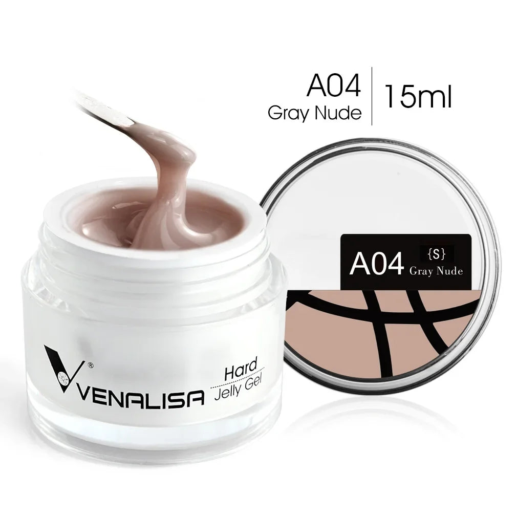 Gel pour ongles Venalisa 15 ml UV LED Nail Builder Construction Extend Semi Transparent