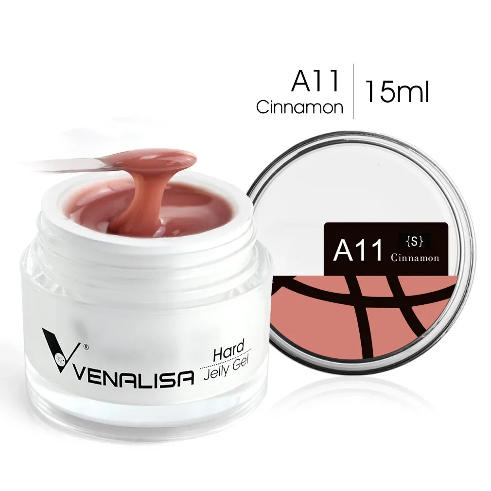 Gel pour ongles Venalisa 15 ml UV LED Nail Builder Construction Extend Semi Transparent