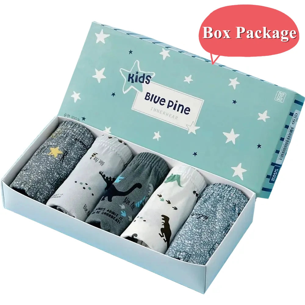 Sous-vêtements garçon en coton à motif dinosaure | Boxers garçon confortables et respirants | Lot de 5 sous-vêtements enfant | Sous-vêtements ludiques avec dinosaures pour garçons | Coton doux pour sous-vêtements enfant | Sous-vêtements garçons 2 à 14 ans | Boxers enfant avec taille élastique | Motifs dinosaures amusants pour garçons | Sous-vêtements pratiques pour enfants actifs | Pack de sous-vêtements durable et confortable