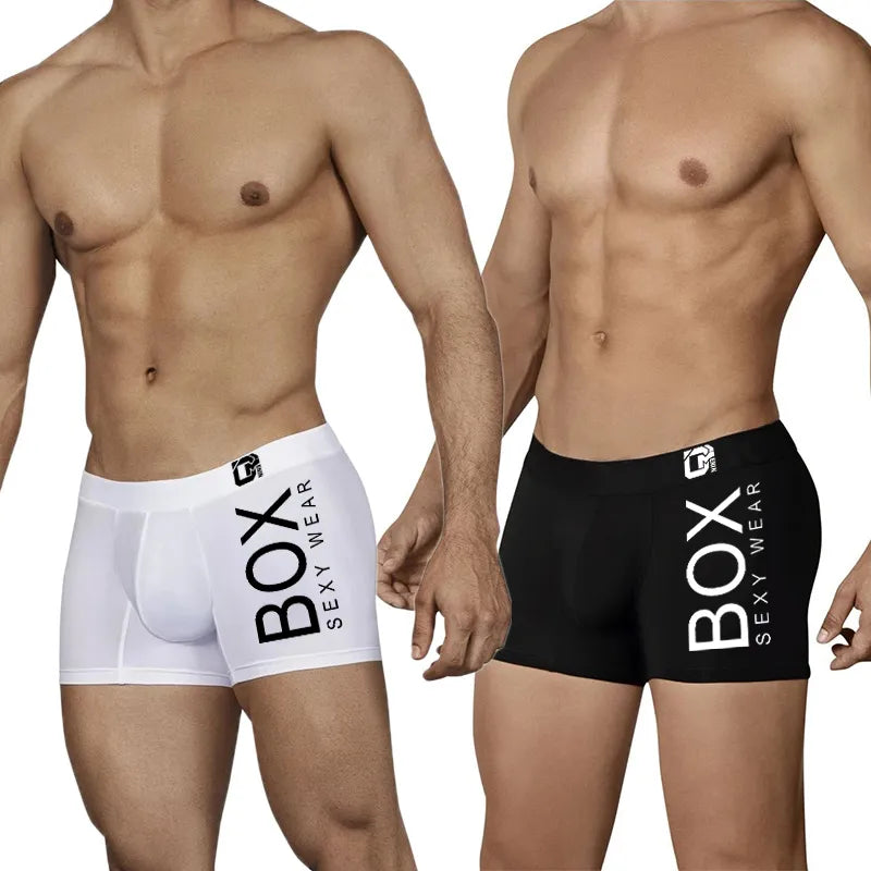 CMENIN Lot de 4 boxers en coton respirants pour homme