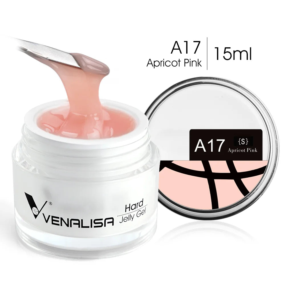 Gel pour ongles Venalisa 15 ml UV LED Nail Builder Construction Extend Semi Transparent