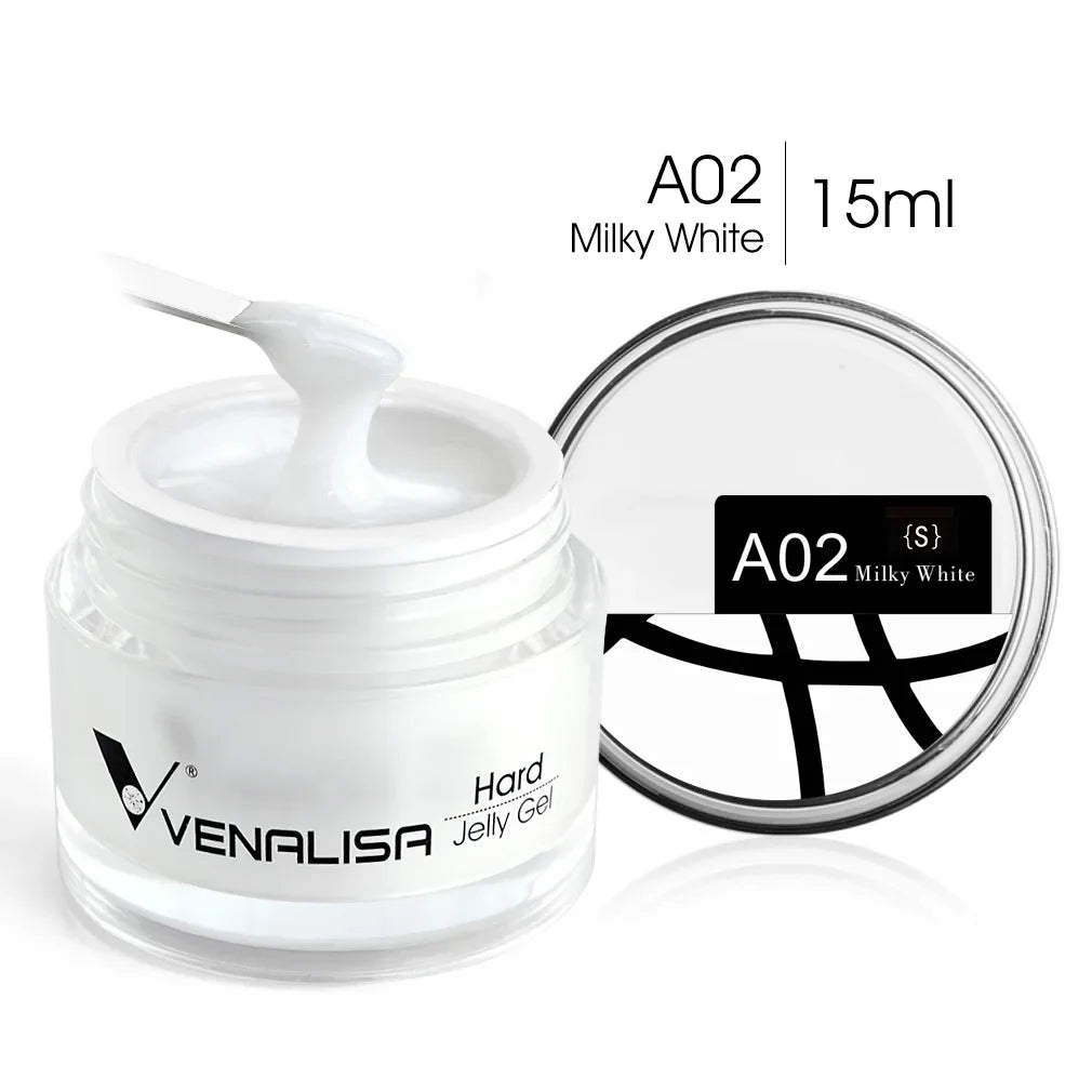 Gel pour ongles Venalisa 15 ml UV LED Nail Builder Construction Extend Semi Transparent