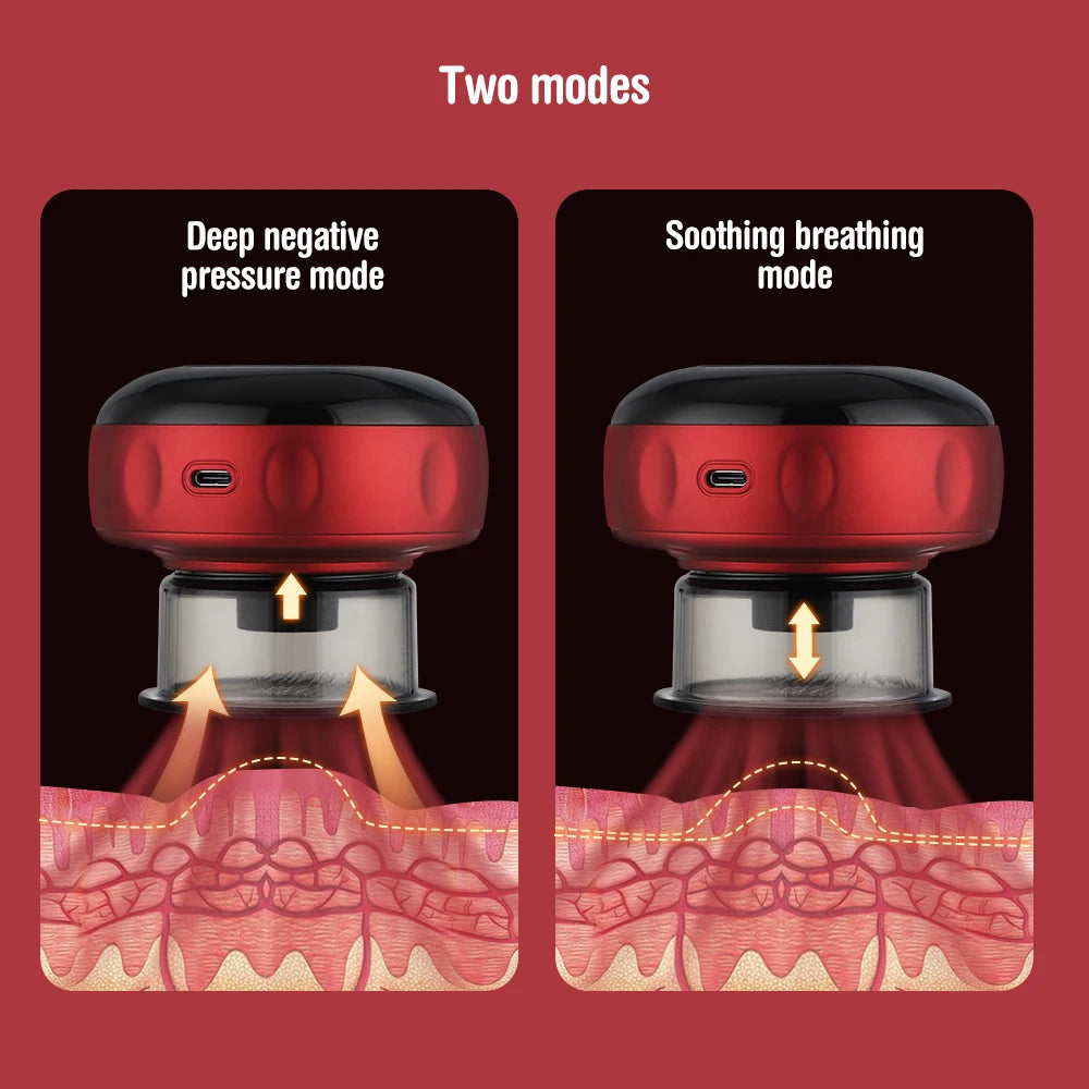 Vacuum Massage Cupping Cups, Heated, Electric Cupping Therapy