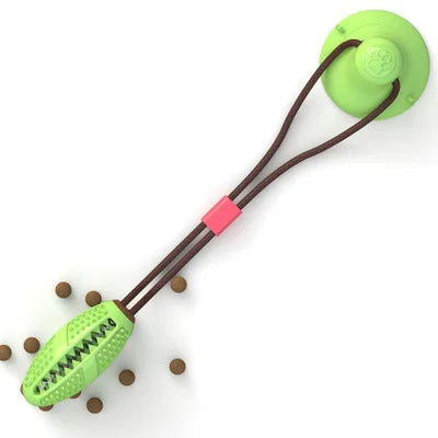 Jouet pour chien en silicone avec ventouse | Balle à mâcher pour chien | Jouet nettoyant dentaire pour chien | Jouet pour chien avec ventouse | Balle de jeu pour chien avec ventouse | Jouet dentaire interactif pour chien | Jouet en silicone résistant pour chien | Jouet de nettoyage dentaire pour chien | Jouet à mâcher pour chien de toutes tailles | Jouet pour chien qui stimule l’hygiène dentaire
