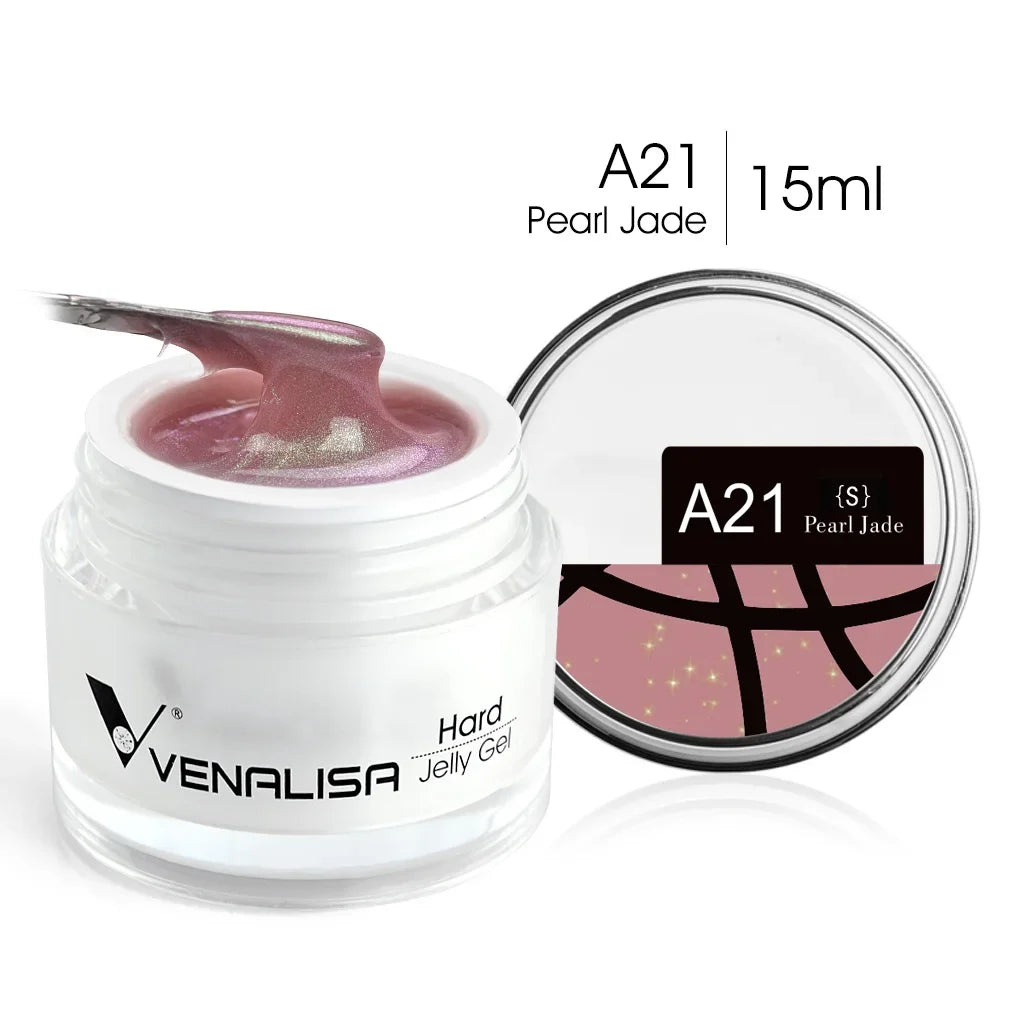 Gel pour ongles Venalisa 15 ml UV LED Nail Builder Construction Extend Semi Transparent