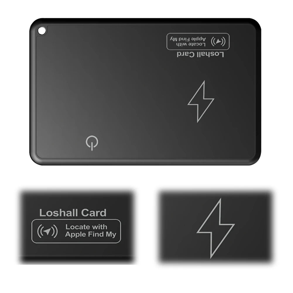 Wallet Tracker Card, Wireless Charging, GPS Location, for Apple, Find My Airtag
