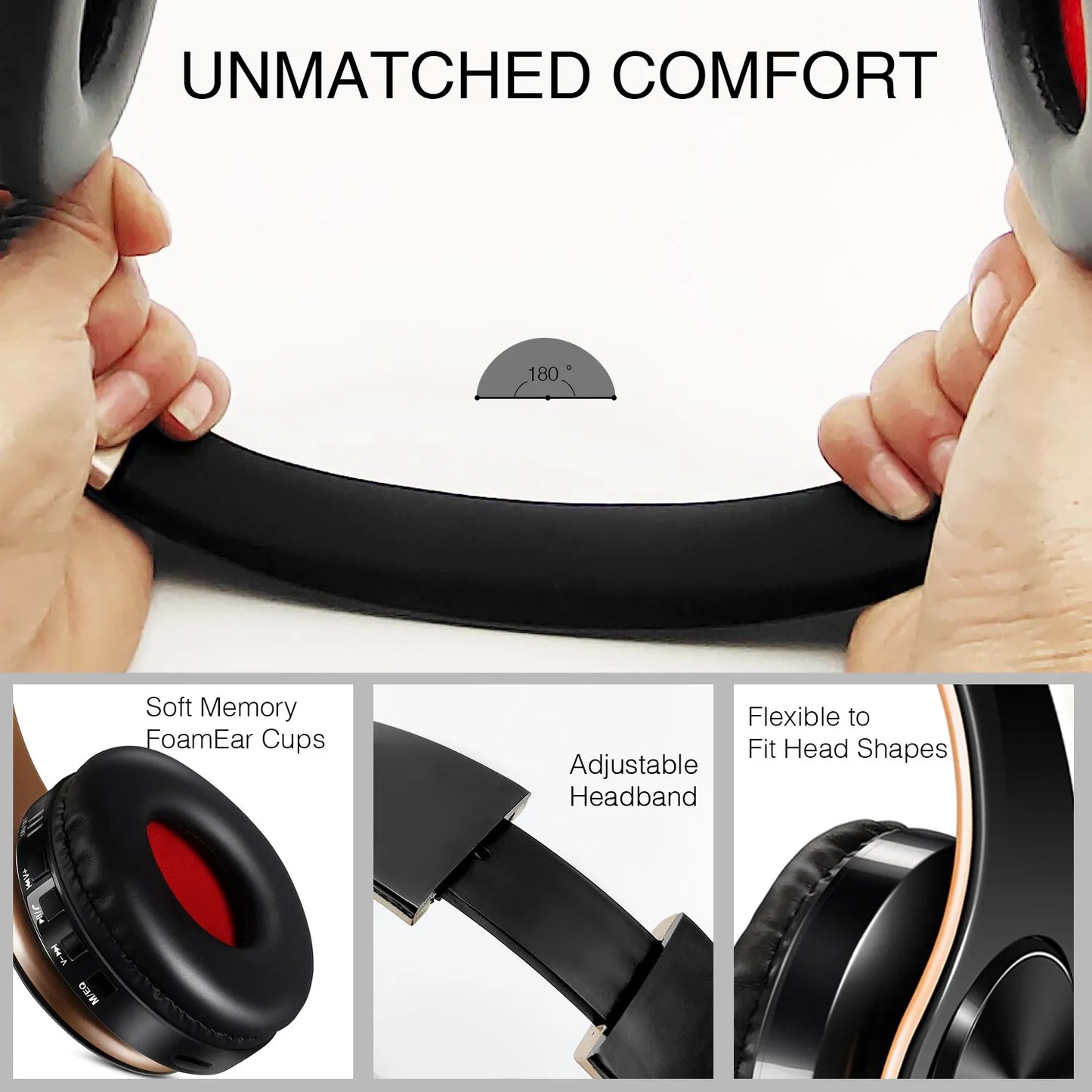 Écouteurs Bluetooth HiFi avec micro | Écouteurs stéréo sans fil avec carte SD | Casque audio Bluetooth avec son haute qualité | Écouteurs HiFi sans fil avec lecteur MP3 | Écouteurs Bluetooth avec micro intégré | Écouteurs ergonomiques avec son stéréo | Casque sans fil pour appels et musique | Écouteurs avec prise en charge carte SD | Casque Bluetooth longue autonomie | Écouteurs stéréo confortables pour usage quotidien